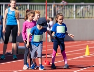 Kinderleichtathletik Wettkampf Marburg - Saisonabschluss mit über 70 Kindern